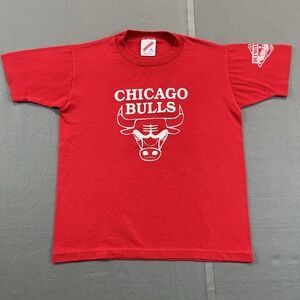 Vintage Youth 1990s Chicago Bulls Mascot T Shirt  Size Youth Medium